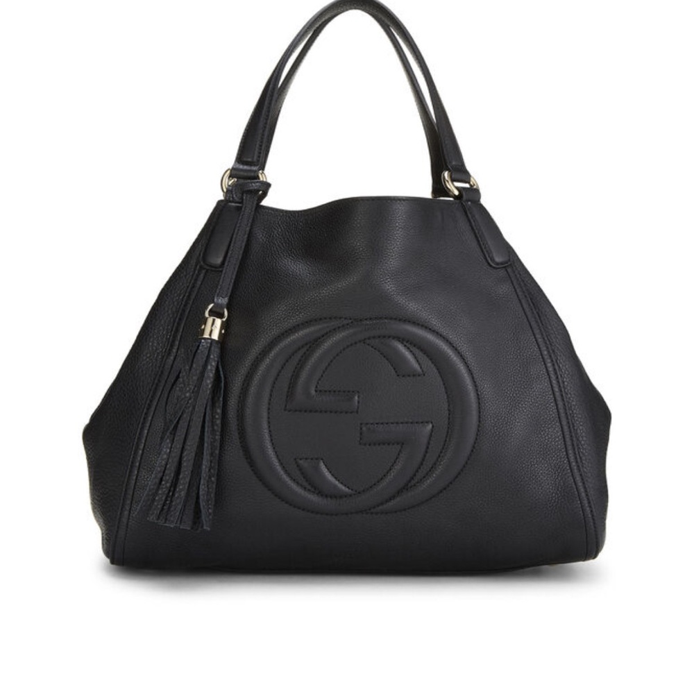 Gucci Black Leather Women's Bag